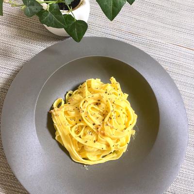 生クリームなしで作るカルボナーラ